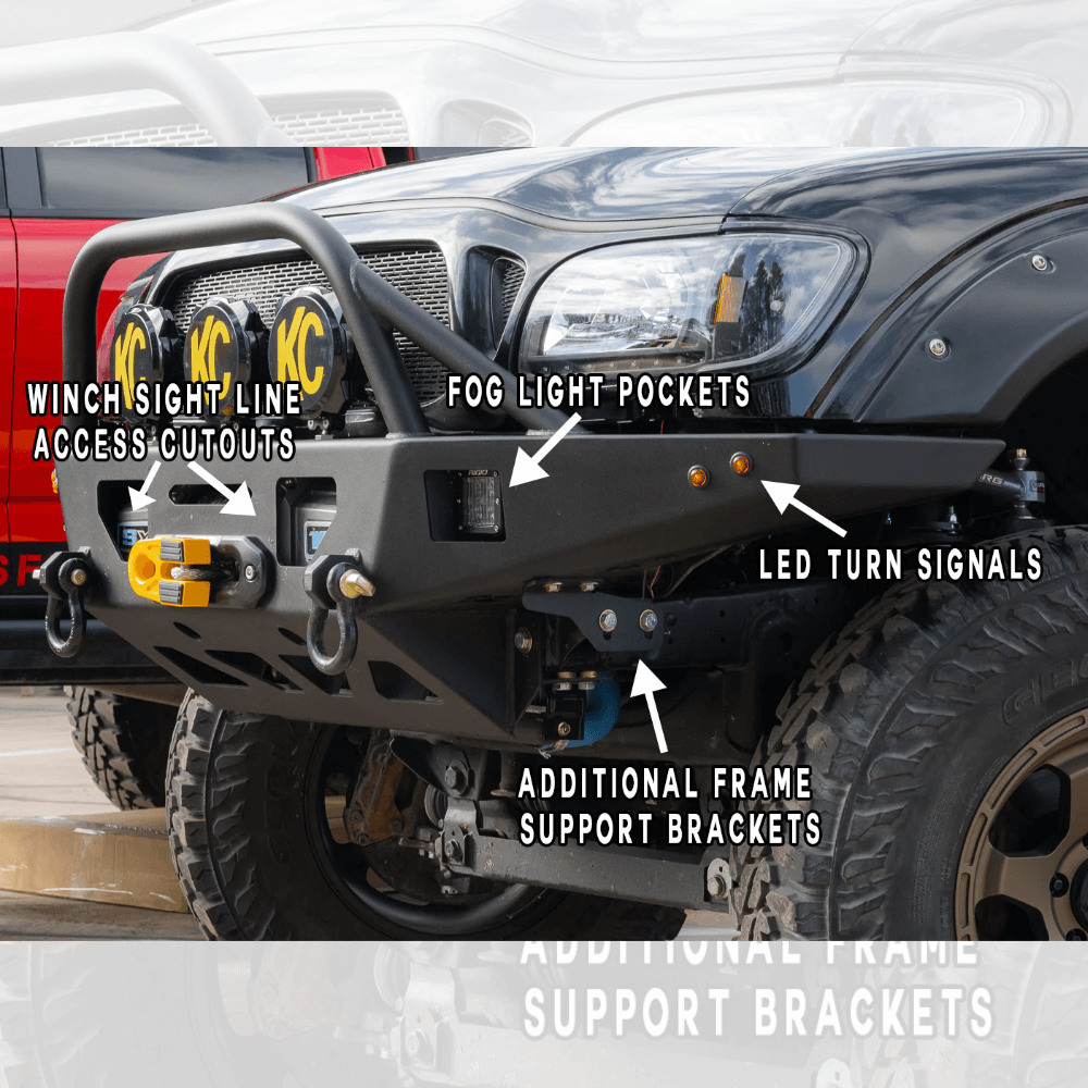 Front Plate Bumper Fits 1996-2004 Toyota Tacoma