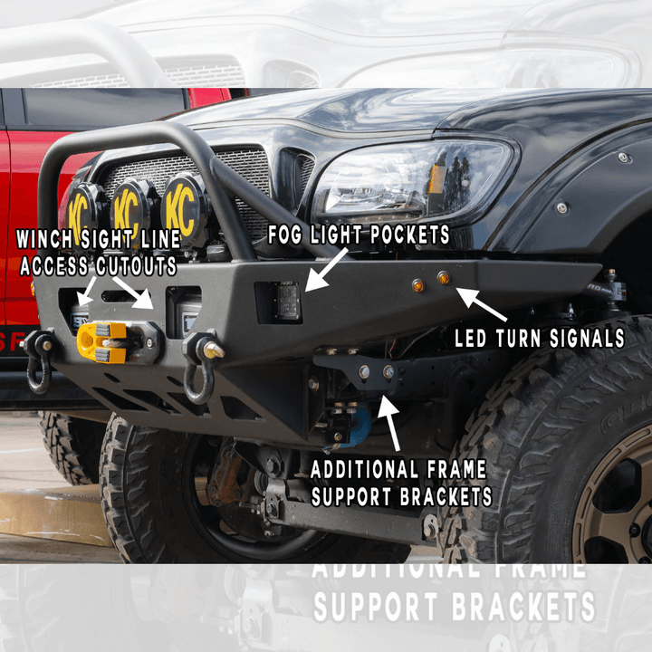 Front Plate Bumper Fits 1996-2004 Toyota Tacoma