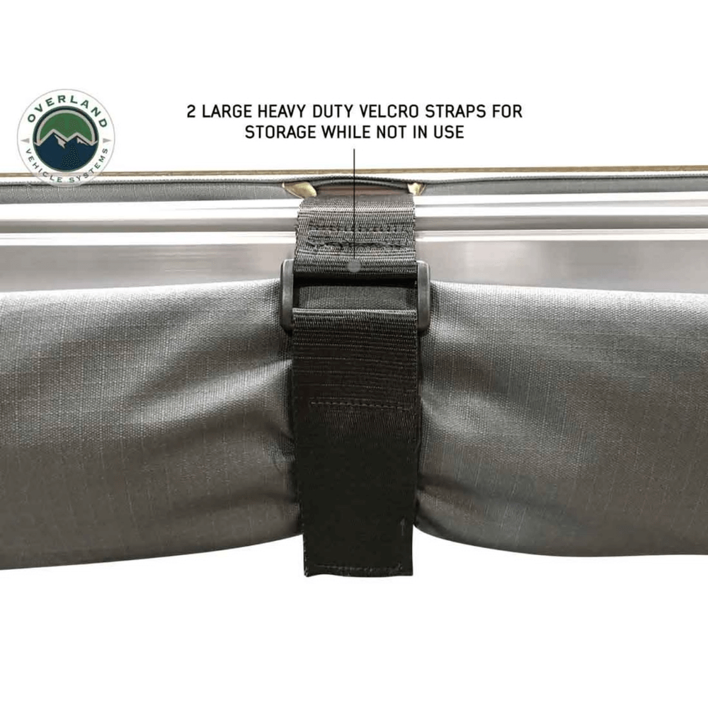 HD Nomadic 270 LT Awning - Dark Gray With Black Travel Cover Universal