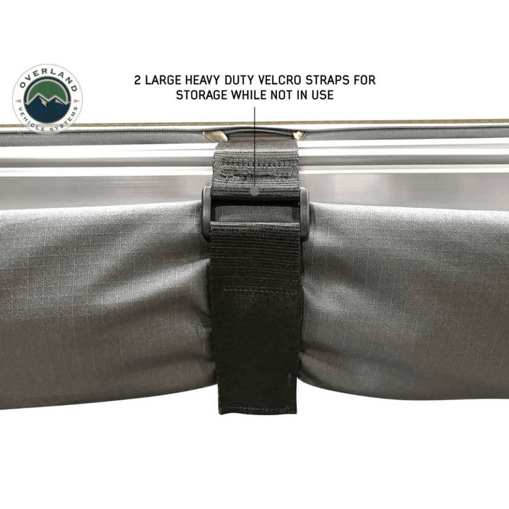 HD Nomadic 270 LT Awning - Dark Gray With Black Travel Cover Universal