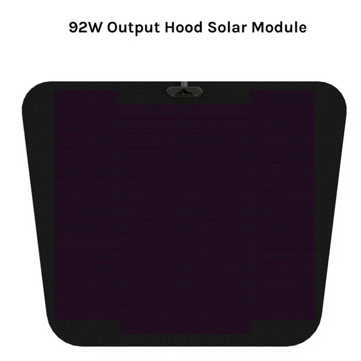 Hood Solar Panel | VSS System™ 2.0 fits 2005-2015 Toyota Tacoma / 2000-2006 Tundra / 2024-2025 Land Cruiser 250 / 1998-2007 Land Cruiser 100 / Land Cruiser 80