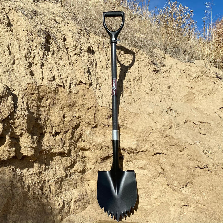 Krazy Beaver Shovel | Textured Black Head / Black Handle | XL