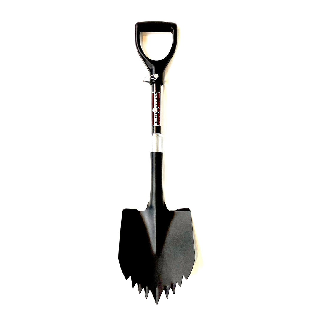 Krazy Beaver Shorty Shovel | Textured Black Head / Black Handle | ATV / UTV