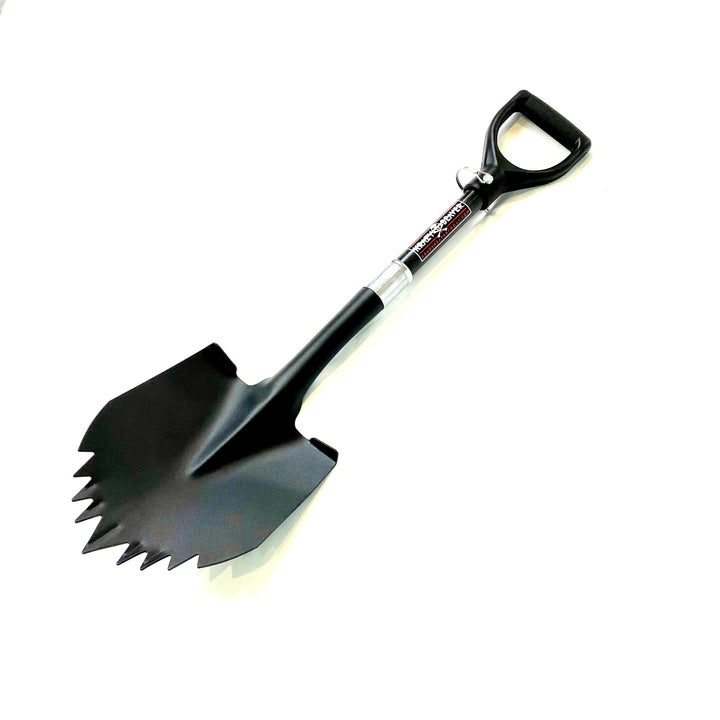 Krazy Beaver Shorty Shovel | Textured Black Head / Black Handle | ATV / UTV