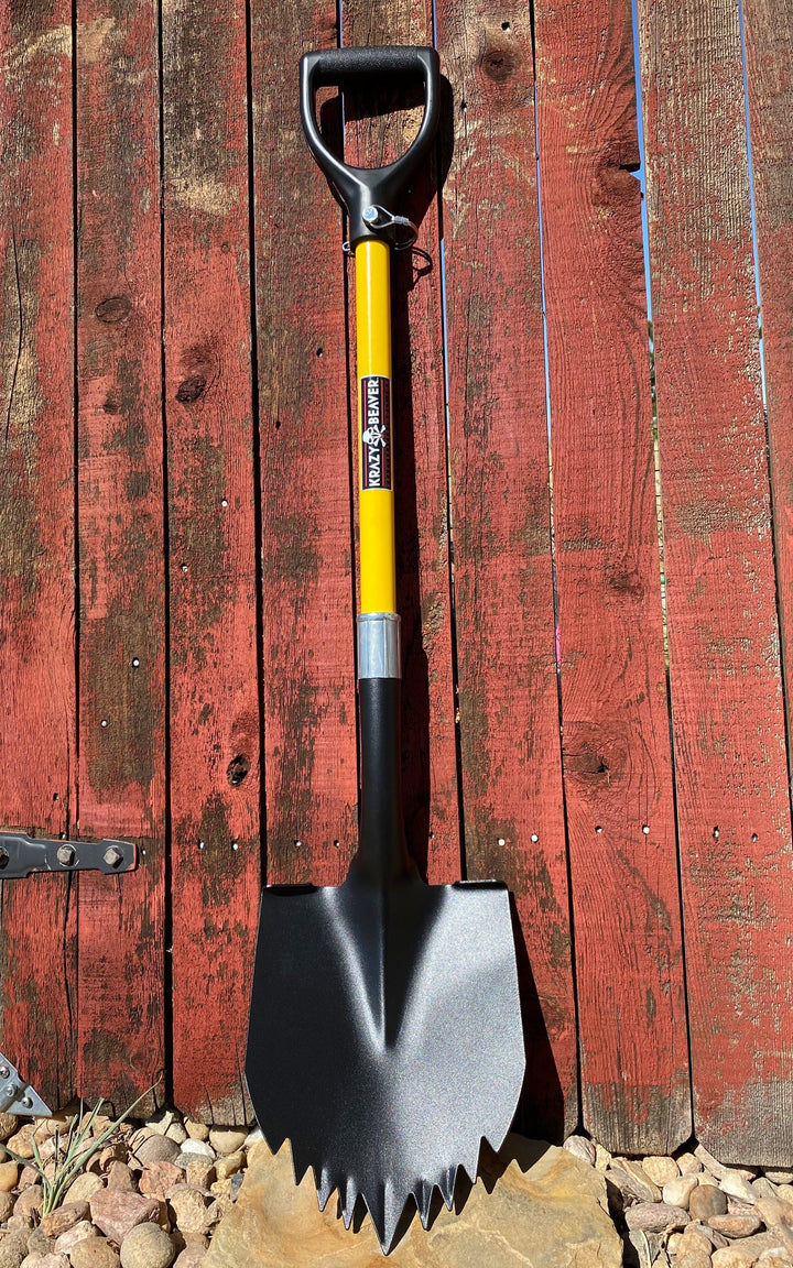 Krazy Beaver Shovel | Black Textured Head / Yellow Handle