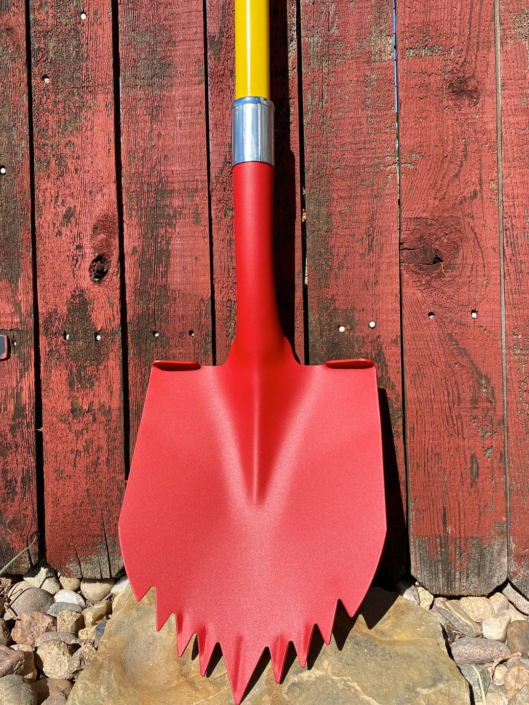 Krazy Beaver Shovel | Textured Red Head / Yellow Handle