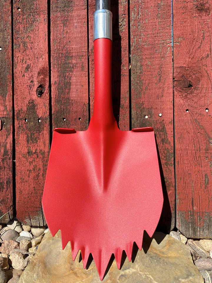 Krazy Beaver Shovel | Textured Red Head / Black Handle
