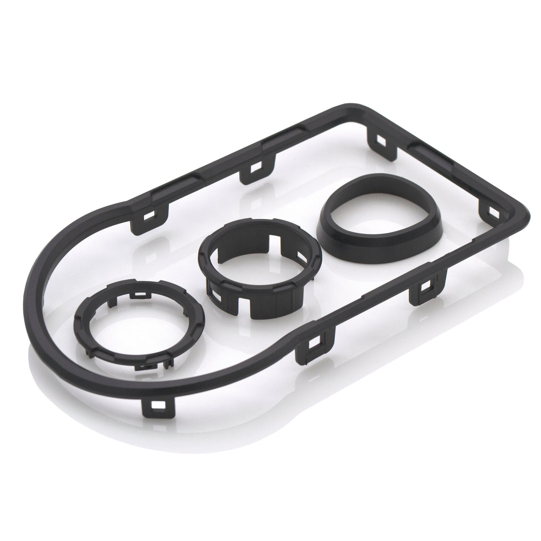 Interior Chrome Delete Kit Fits 2016-2023 Toyota Tacoma