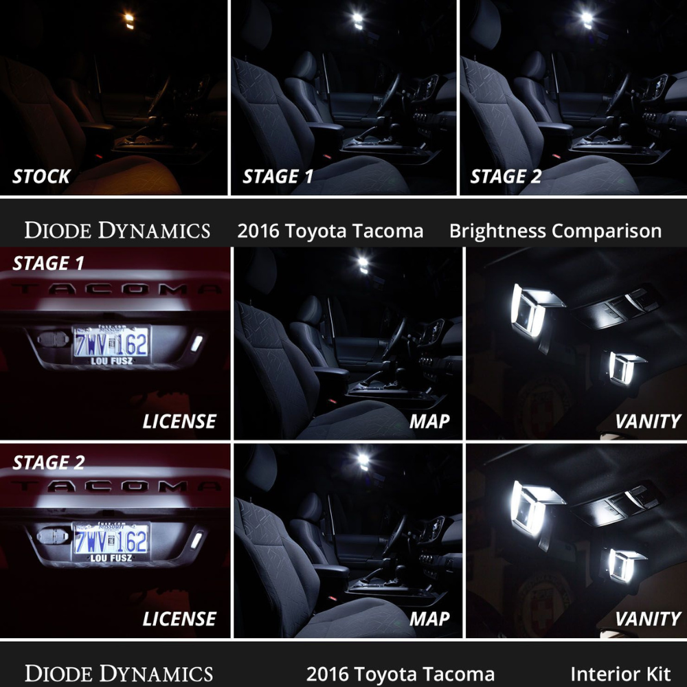 Interior LED Conversion Kit for 2016-2023 Toyota Tacoma
