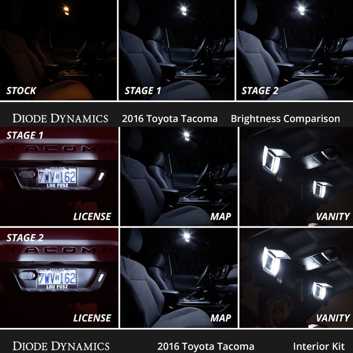 Interior LED Conversion Kit for 2016-2023 Toyota Tacoma