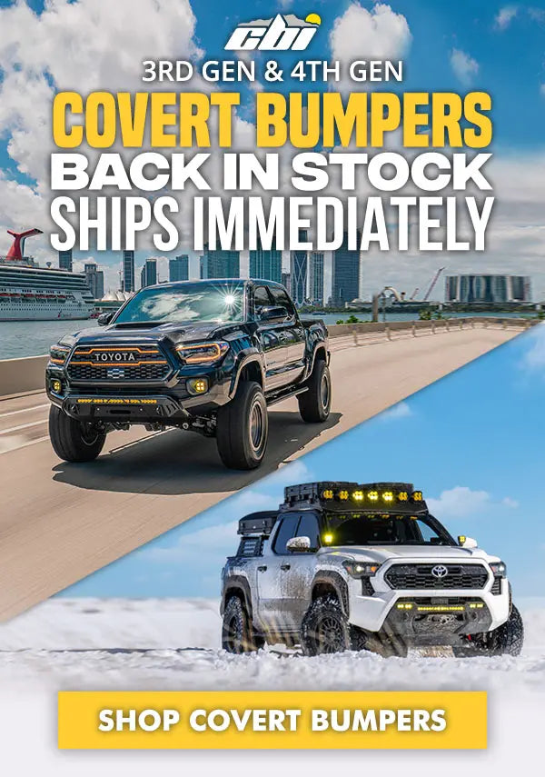 CBI Covert Bumpers - SHIP IMMEDIATELY
