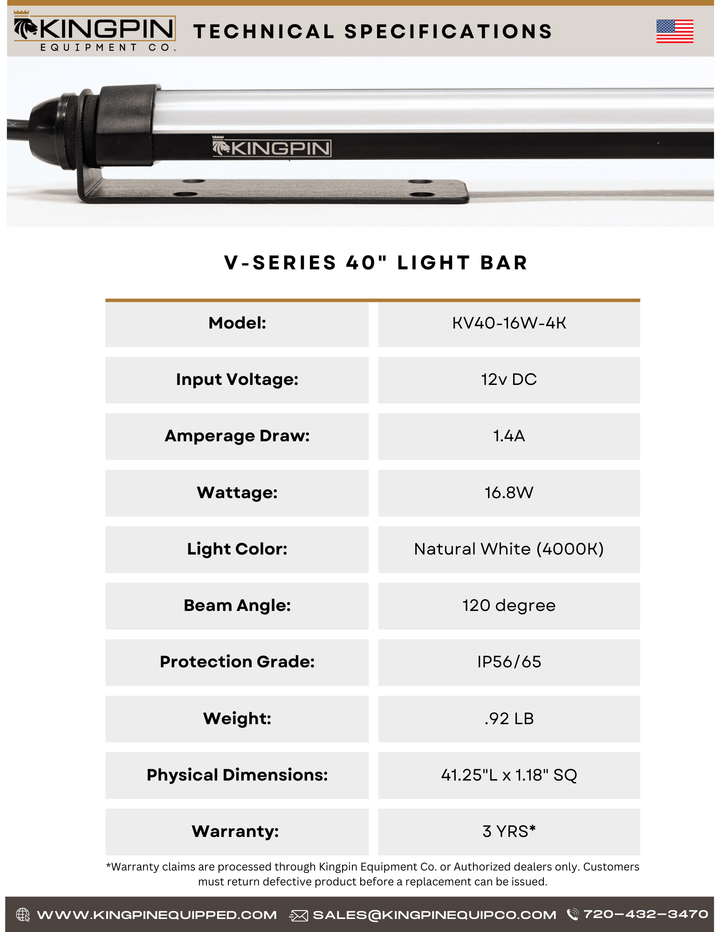 V-Series 40" Light Bar