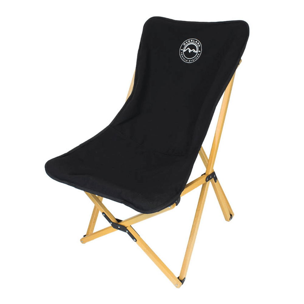 Kick It Camp Chair - Wood Base & Storage Bag