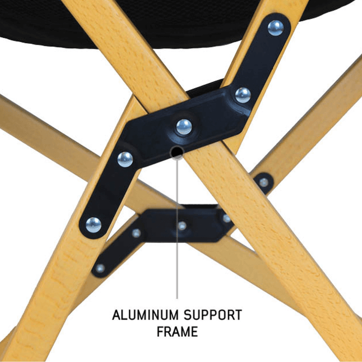Kick It Camp Chair - Wood Base & Storage Bag