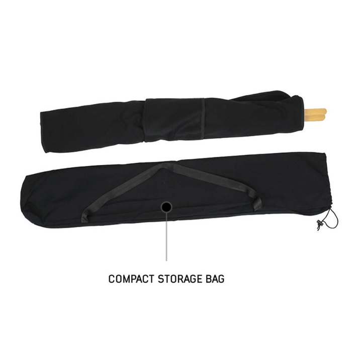 Kick It Camp Chair - Wood Base & Storage Bag
