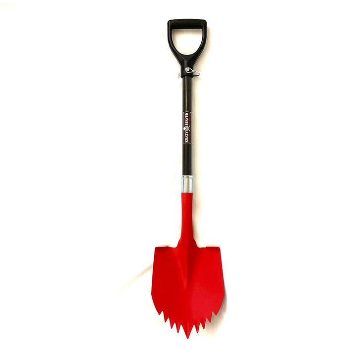 Krazy Beaver Shovel - Textured Red Head WITH Black Handle