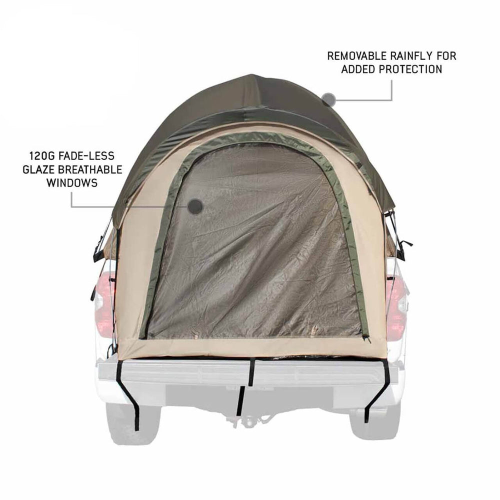 LD TACT Bed Tent, Tan Body & Green Rainfly