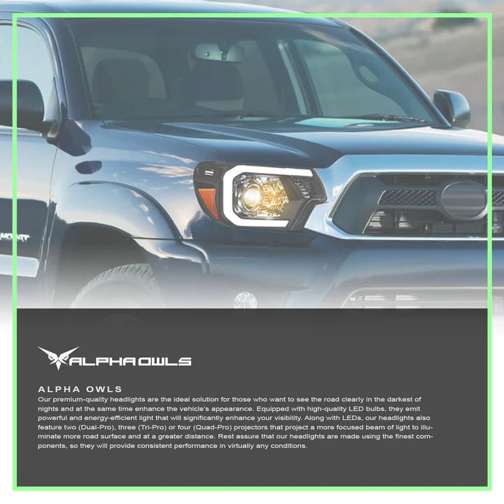 LMP Series Headlights Fits 2012-2015 Toyota Tacoma