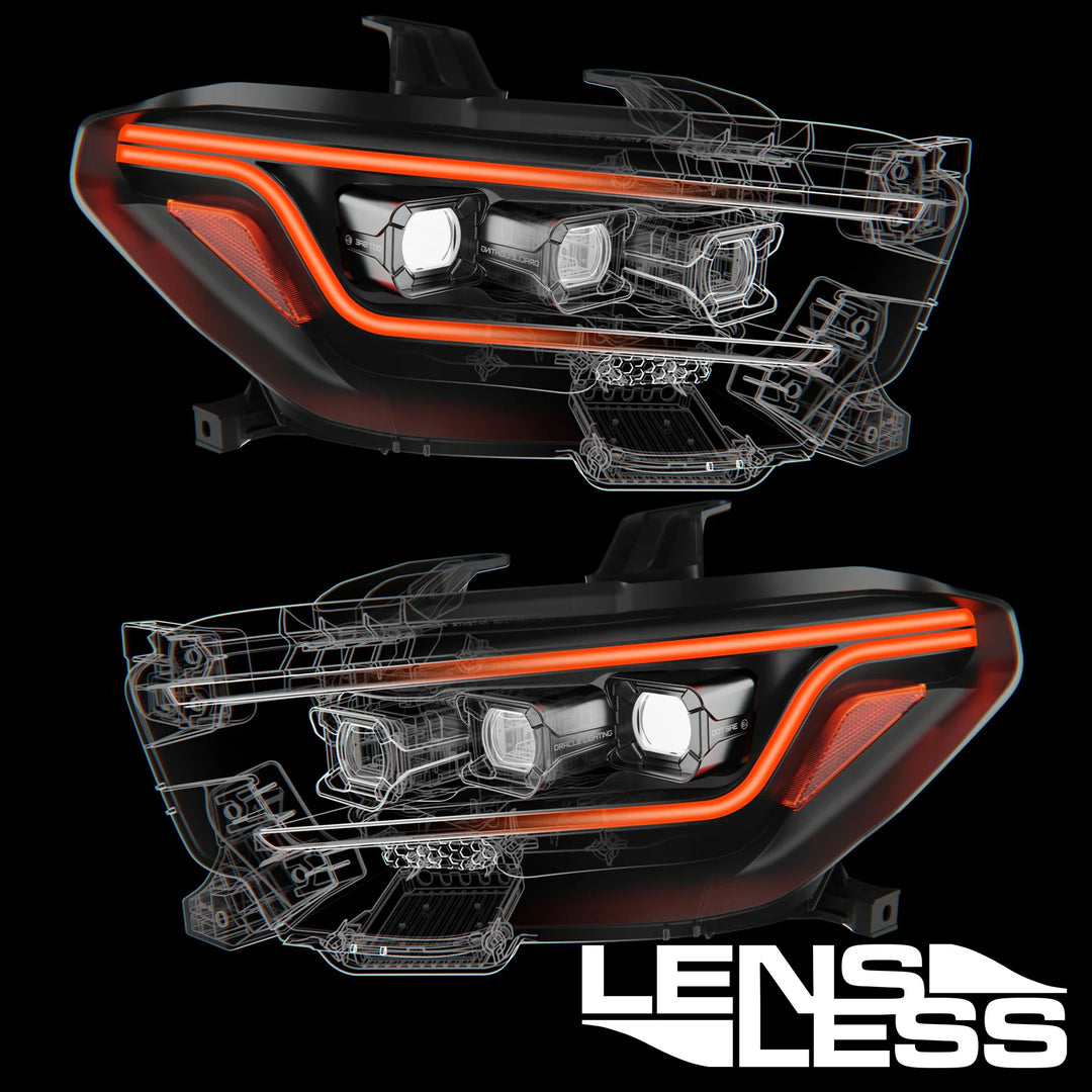 Lensless LED Headlights for 2016-2023 Toyota Tacoma