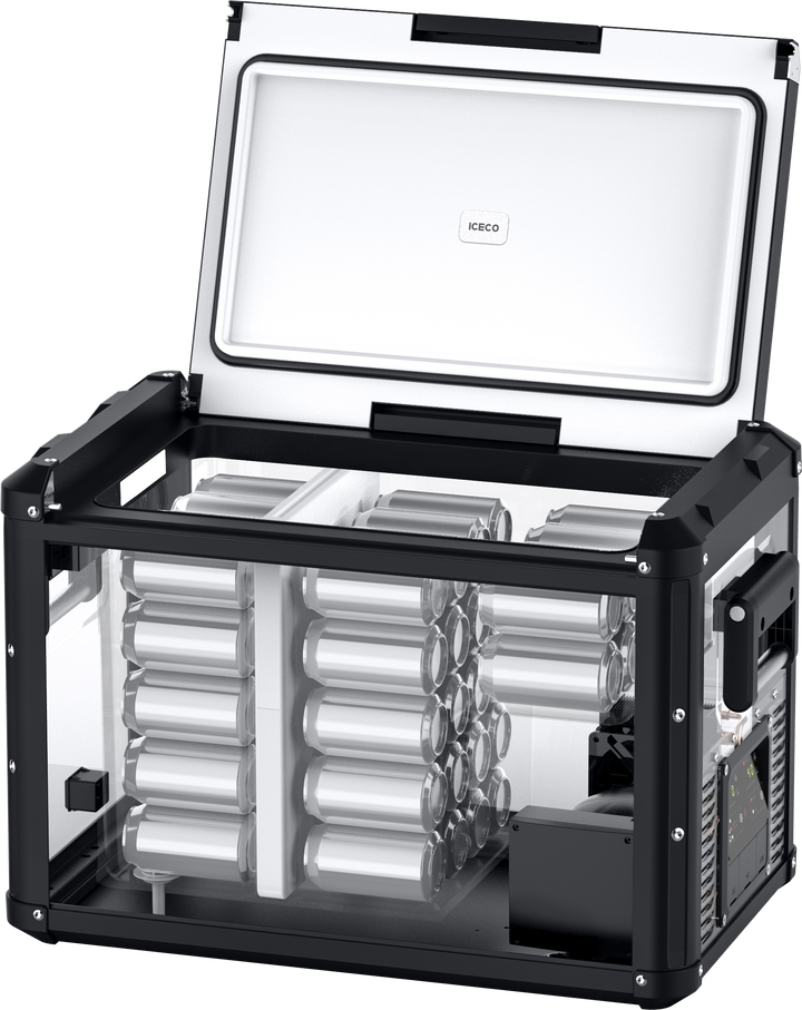 VL45ProD Dual Zone Portable Freezer - Black | ICECO