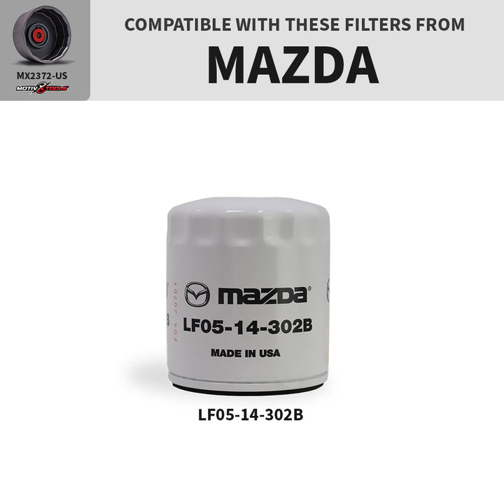 72.8mm/74mm 14 Flute Combination Oil Filter Wrench