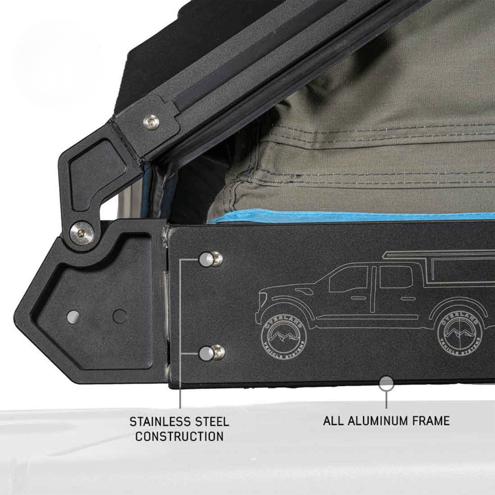 MagPak - Camper Shell/Roof Top Tent Combo with Lights, Rear Molle Panel, Side Tie Downs, Front & Rear Windows