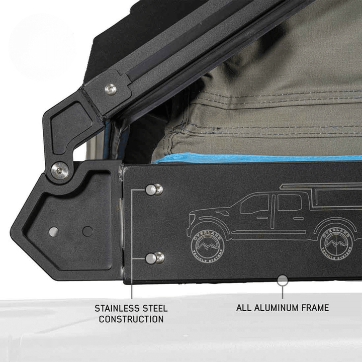 MagPak - Camper Shell/Roof Top Tent Combo with Lights, Rear Molle Panel, Side Tie Downs, Front & Rear Windows