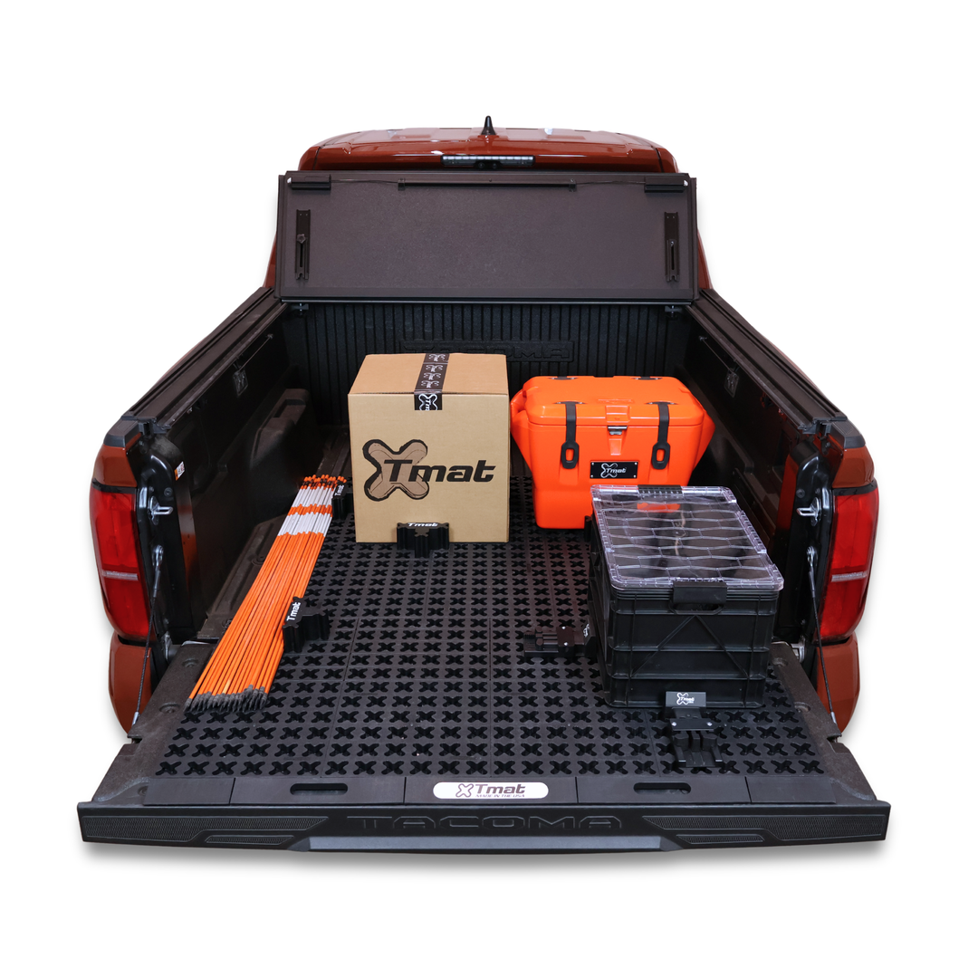 Tmat Midsize Truck Bed Organizer Slide Out Mat fits 2005+ Toyota Tacoma 5' Bed