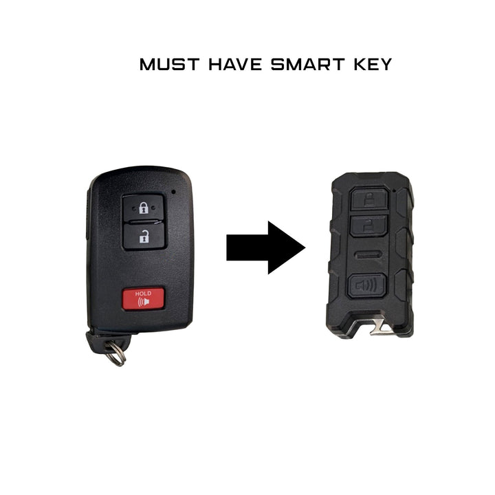 Minimalist Key Fob V2 Fits 2016-2023 Toyota Tacoma