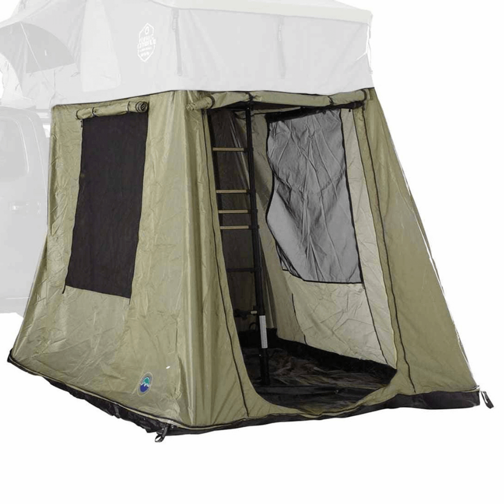 Nomadic 4 Roof Top Tent Annex Green Base With Black Floor & Travel Cover Add-on