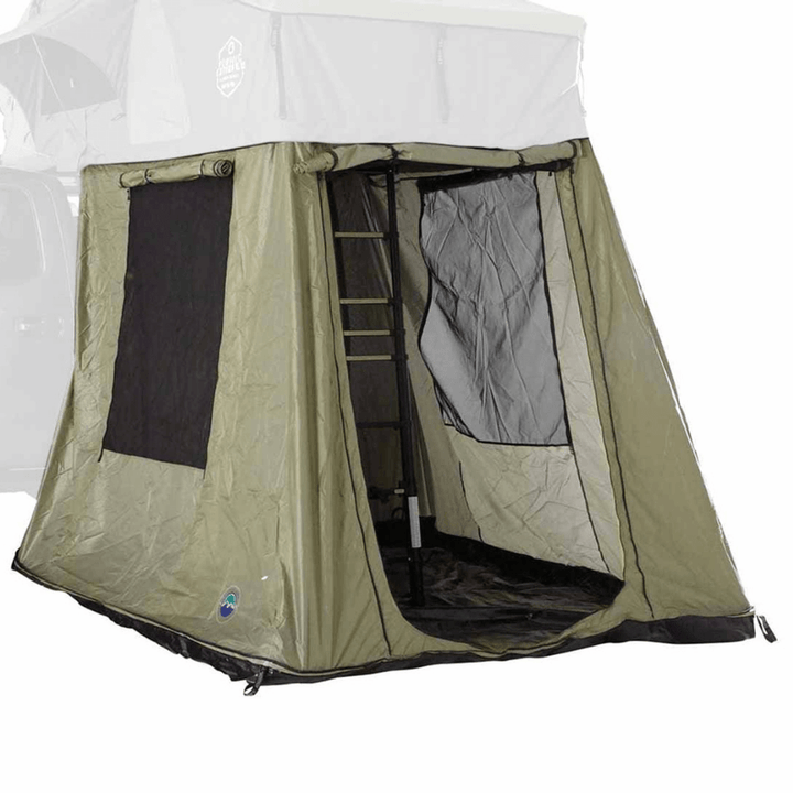 Nomadic 4 Roof Top Tent Annex Green Base With Black Floor & Travel Cover Add-on