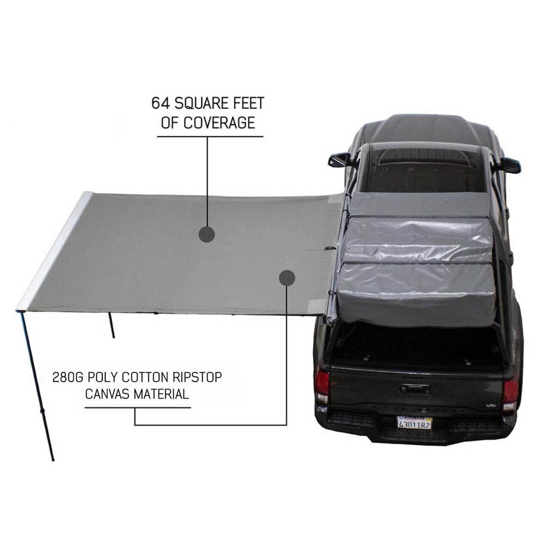 Nomadic Awning 2.0 - 6.5' With Black Cover