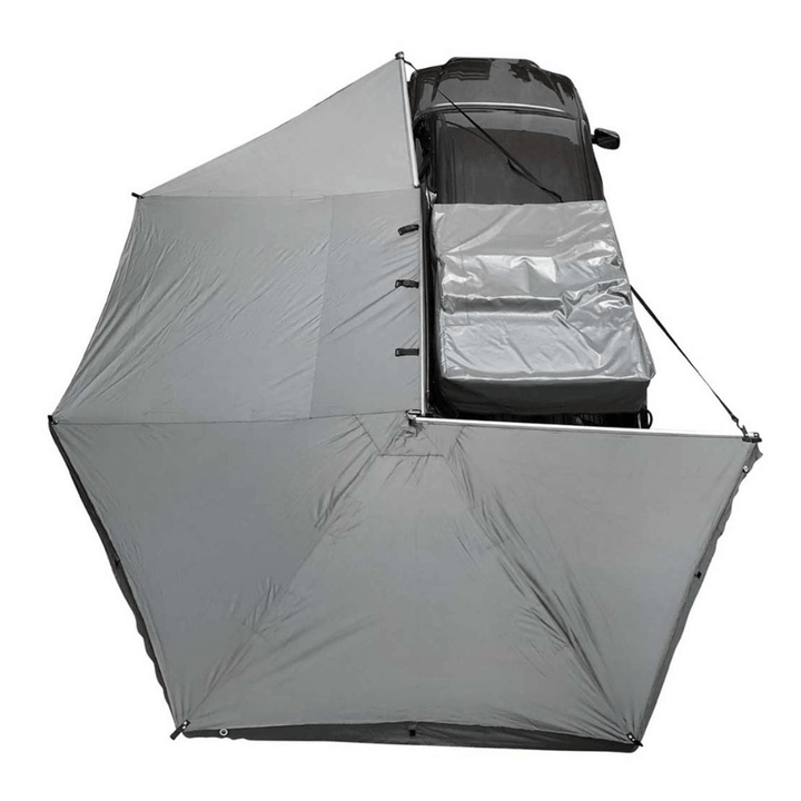 Nomadic Awning 270 Degree - Dark Gray with Black Cover