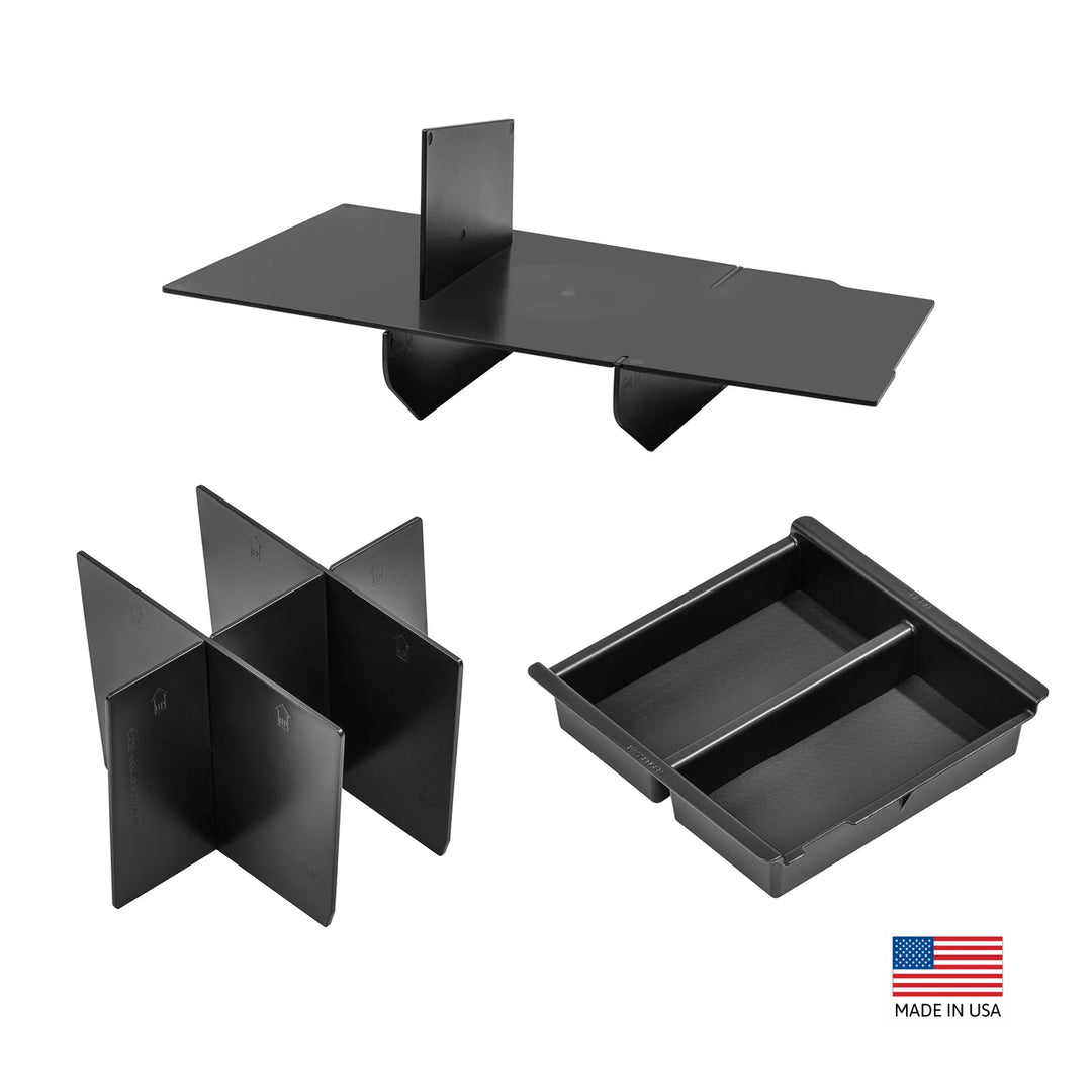 Organizer Set: Console, Glove Box & Tray fits 2016-2023 Toyota Tacoma