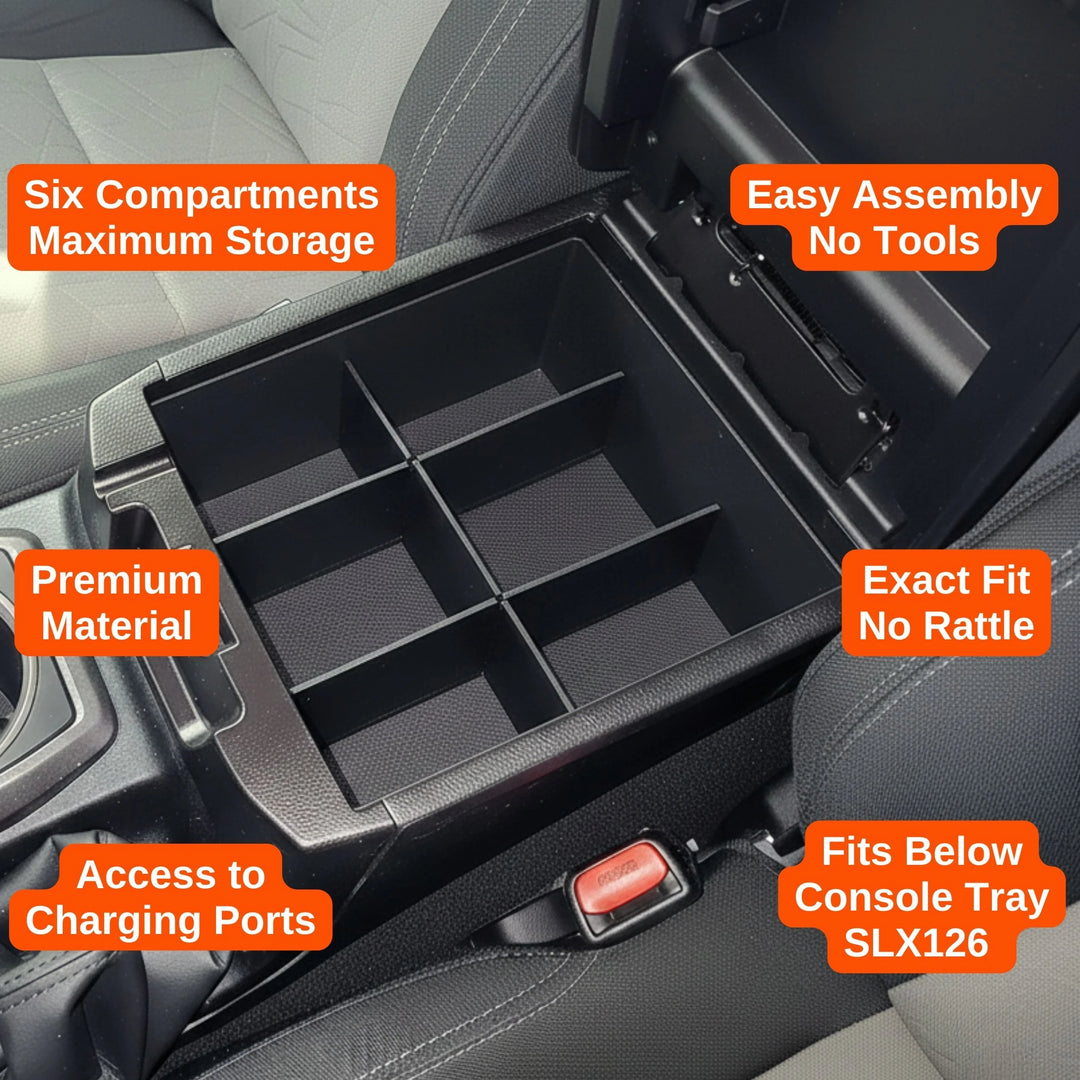 Organizer Set: Console, Glove Box & Tray fits 2016-2023 Toyota Tacoma