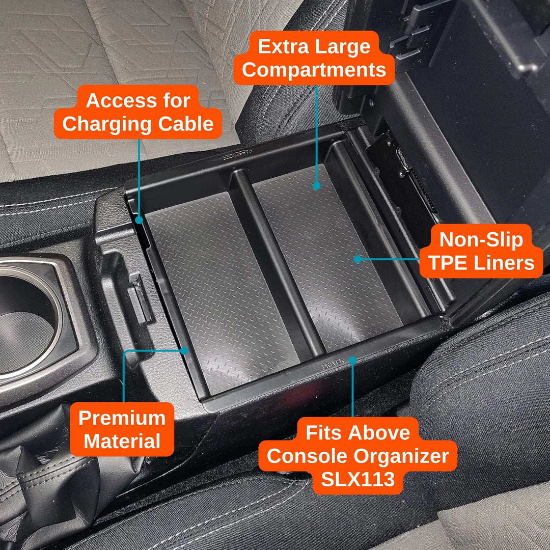 Organizer Set: Console, Glove Box & Tray fits 2016-2023 Toyota Tacoma