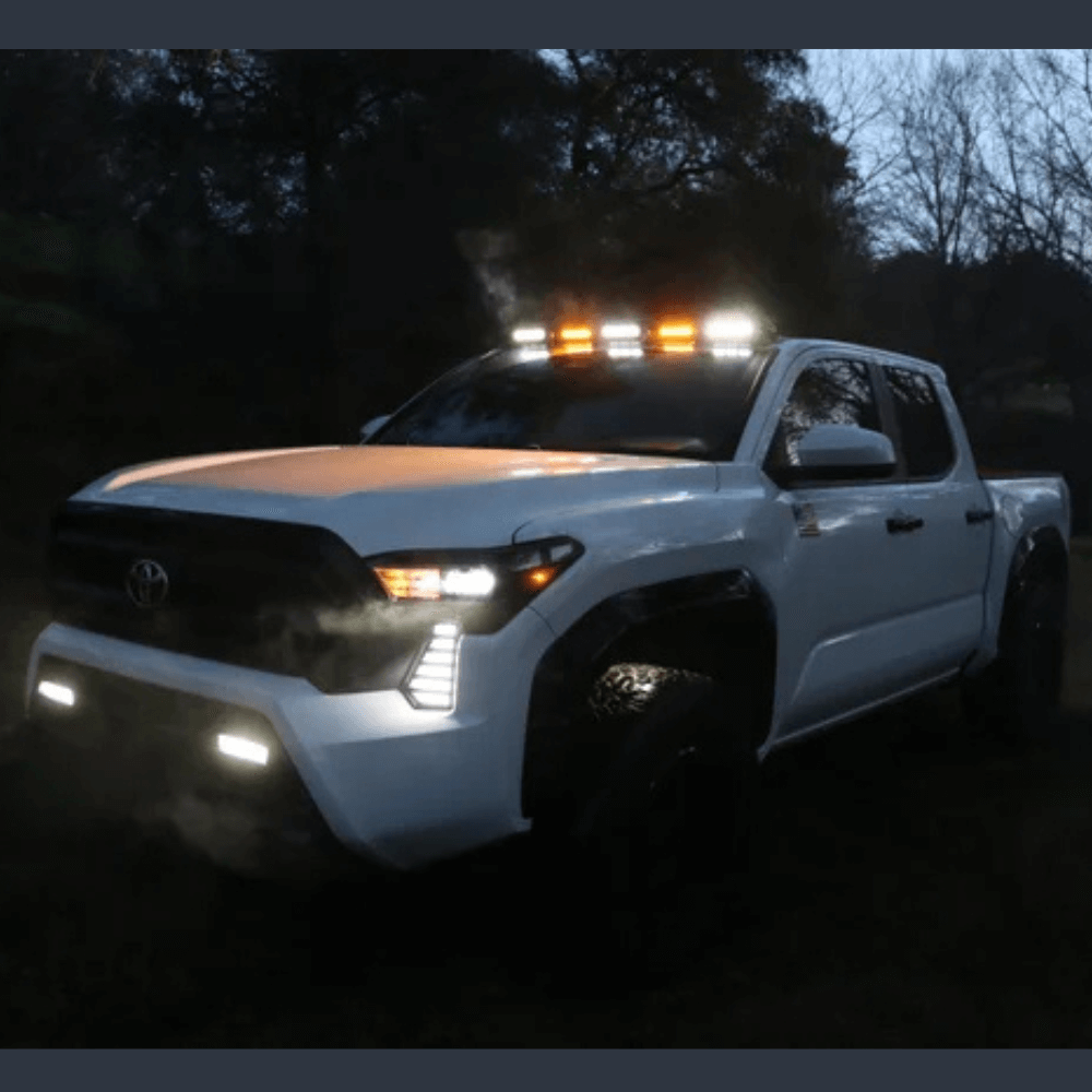 PRO Integrated Roof Visor & Light System fits 2024+ Toyota Tacoma