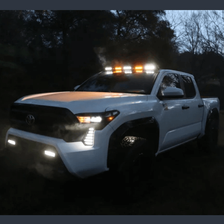 PRO Integrated Roof Visor & Light System fits 2024+ Toyota Tacoma