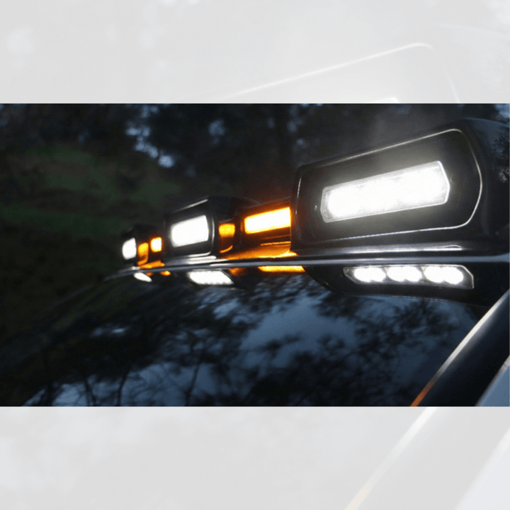 PRO Integrated Roof Visor & Light System fits 2024+ Toyota Tacoma