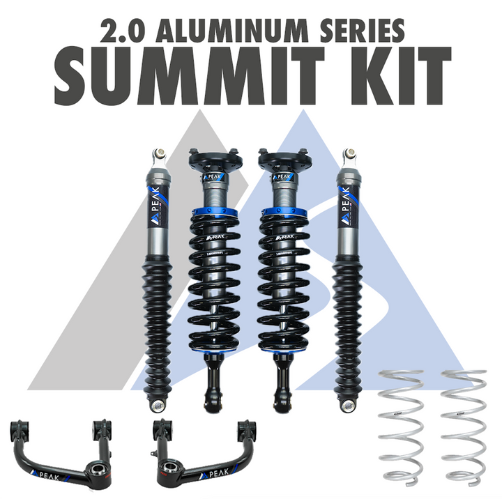 Peak 2.0 Aluminum Series Summit Kit Fits  2024+ Toyota Tacoma