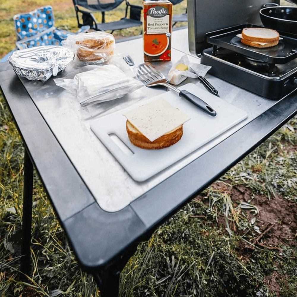 Pro Stainless Steel Camp Table Kit