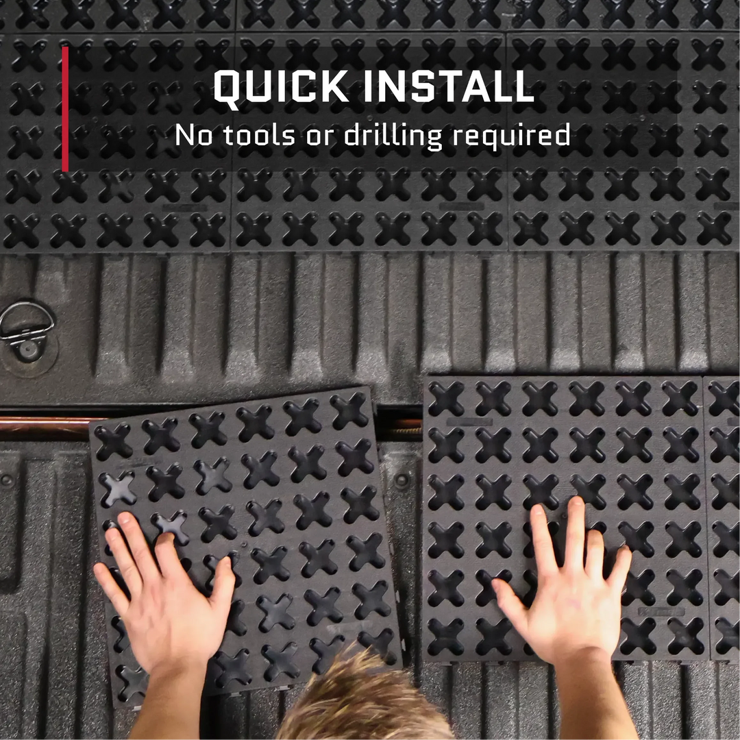 Tmat Truck Bed Organizer Slide Out Mat | Universal Fit for Standard Beds 6' to 6'5"