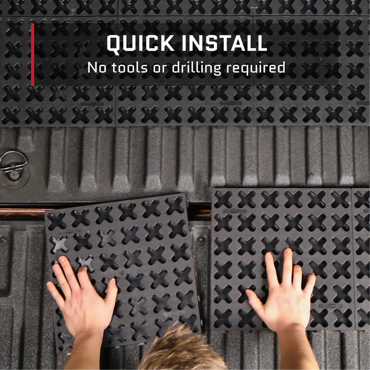 Tmat Truck Bed Organizer Slide Out Mat | Universal Fit for Standard Beds 6' to 6'5"