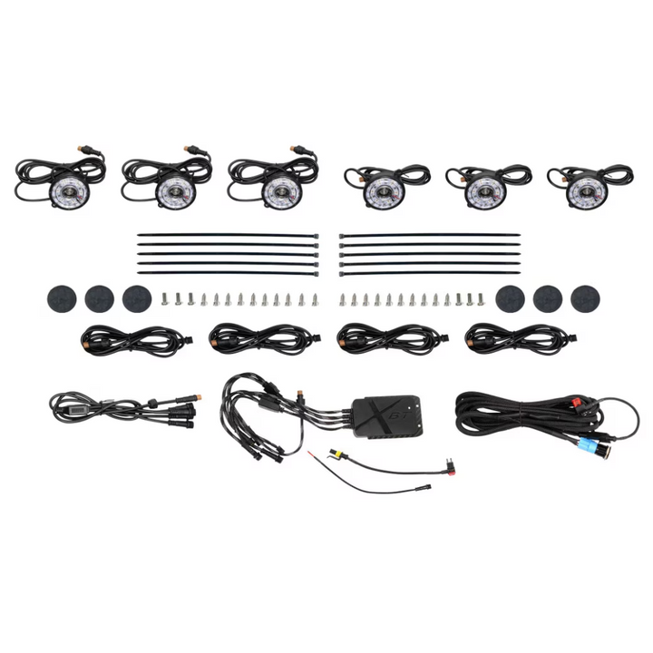 RGB Rock Light Kit: Color Changing (6PC)