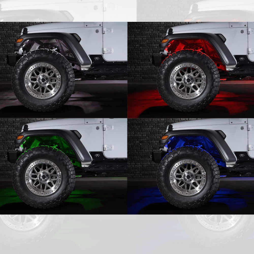 RGB Rock Light Kit: Color Changing (6PC)
