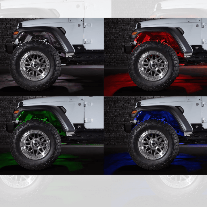 RGB Rock Light Kit: Color Changing (4PC)
