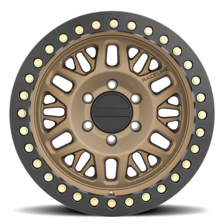 RT951BZ Ryno Cast Beadlock - Textured Bronze w/ Black Beadlock Ring