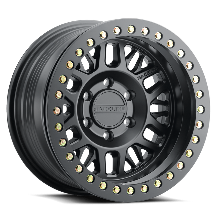 RT951B Ryno Cast Beadlock - Satin Black w/Black Beadlock Ring