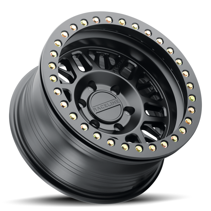 RT951B Ryno Cast Beadlock - Satin Black w/Black Beadlock Ring