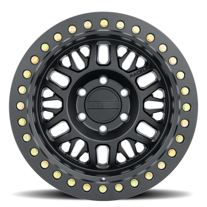 RT951B Ryno Cast Beadlock - Satin Black w/Black Beadlock Ring